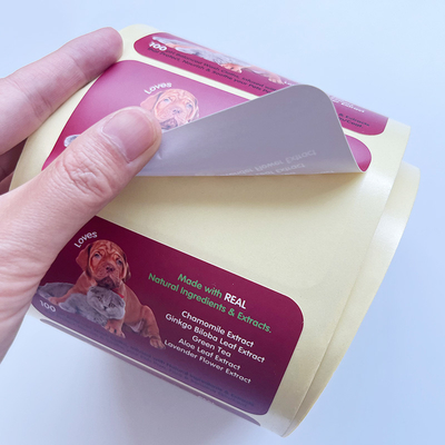 Haustiervinylbesetzer-Dichtungs-Aufkleber-Gewohnheit des gestrichenen Papiers druckte