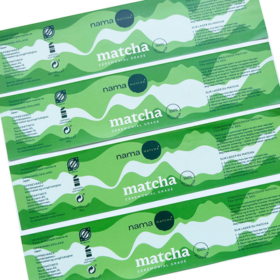 Aufkleber-Verpacken der Lebensmittel Logo Custom Bottle Label Waterproofs klebendes