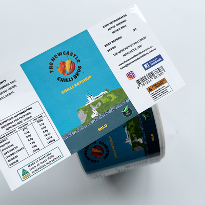 Selbstklebende Besetzer-Dichtungs-Papieraufkleber-kundenspezifische Druckpaket-Aufkleber