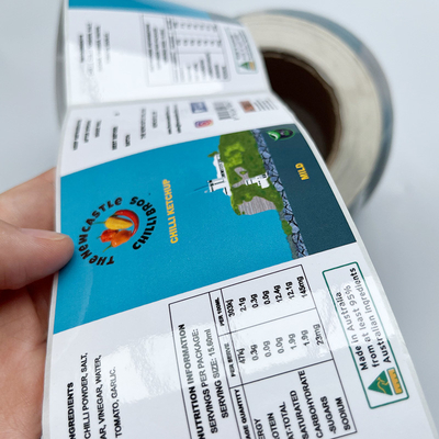 Selbstklebende Besetzer-Dichtungs-Papieraufkleber-kundenspezifische Druckpaket-Aufkleber