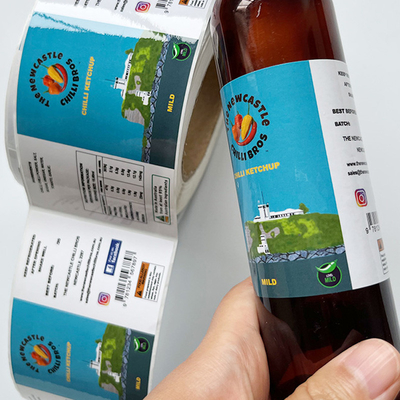 Selbstklebende Besetzer-Dichtungs-Papieraufkleber-kundenspezifische Druckpaket-Aufkleber