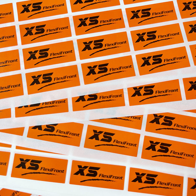 Klebender Farbdruck des kundenspezifischen Eigenmarken-gestrichenen Papiers des Aufkleber-vier
