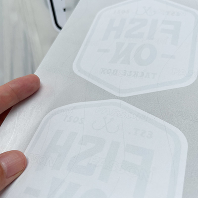 Kundenspezifisches privates überzogenes Thermopapier beschriftet klebendes Aufkleber-Drucken