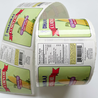 CMYK, das Vinylaufkleber-Nahrungsmittelflaschen-Verpackenrollenklebenden kundengebundenen Drucker Label druckt