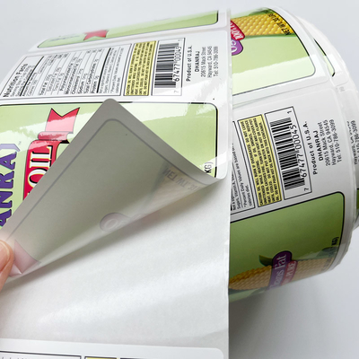 CMYK, das Vinylaufkleber-Nahrungsmittelflaschen-Verpackenrollenklebenden kundengebundenen Drucker Label druckt