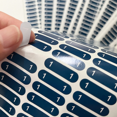 Vinylverpackender Aufkleber, überzogener selbstklebender Papieraufkleber