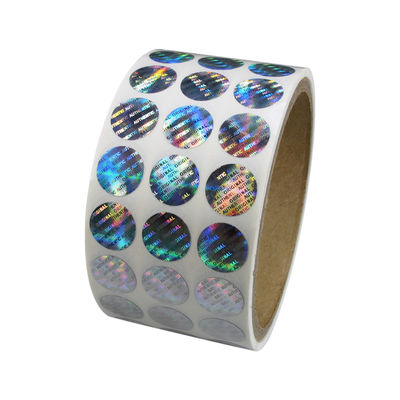 2 * 3cm 2D bewegende Sicherheits-Hologramm-Aufkleber Zerreibens3d