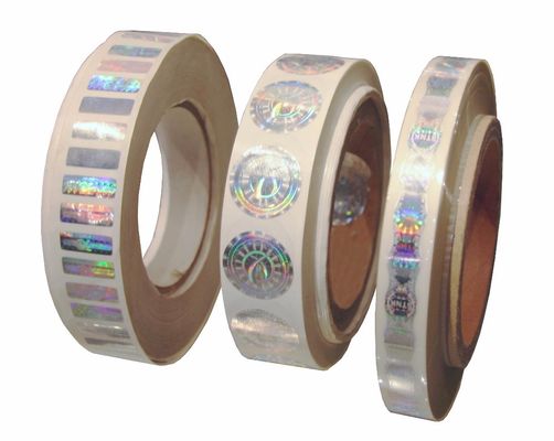 2 * 3cm 2D bewegende Sicherheits-Hologramm-Aufkleber Zerreibens3d