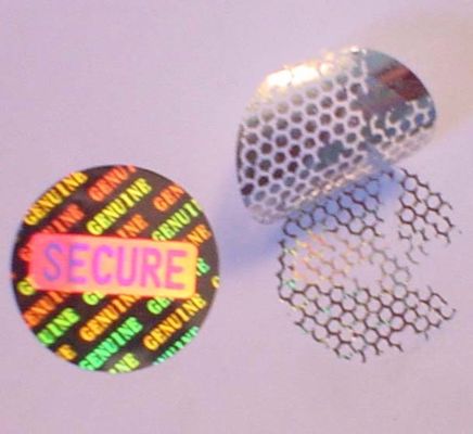 Selbstklebende Sicherheits-Hologramm-Aufkleber für Anzeige