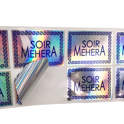 Folie, die echten sicheren Hologramm-Aufkleber CMYK druckt