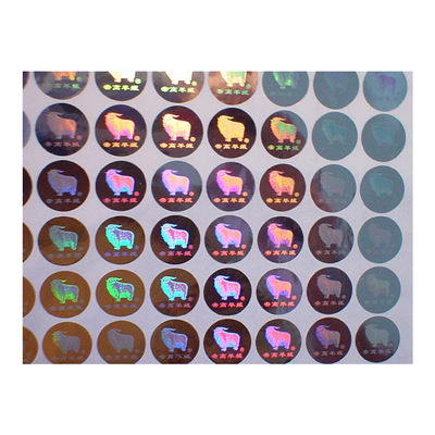 Sicherheits-Hologramm-Aufkleber Farbe ISO9001 2008 CMYK für Zertifikat