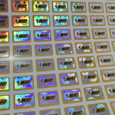 Runde Form-Sicherheits-Hologramm-Aufkleber, echte Hologramm-Aufkleber