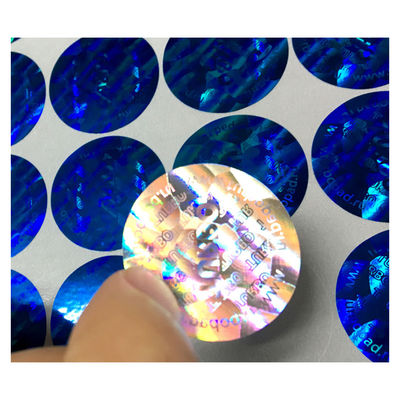 Gefälschtes Antigold und silberne Sicherheits-Hologramm-Aufkleber