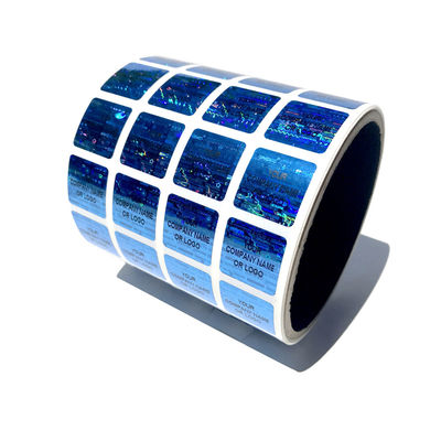Gefälschtes Antigold und silberne Sicherheits-Hologramm-Aufkleber