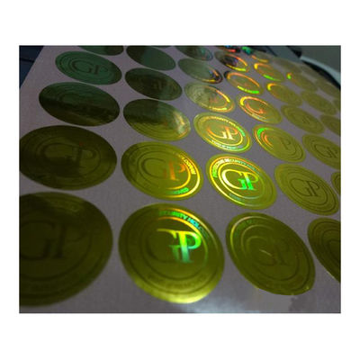 Gefälschtes Antigold und silberne Sicherheits-Hologramm-Aufkleber