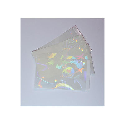 Kundenspezifische Formen Identifikation stempelschnitt transparente Hologramm-Aufkleber, Besetzer-Beweis-Hologramm-Aufkleber