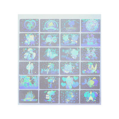Kundenspezifische Formen Identifikation stempelschnitt transparente Hologramm-Aufkleber, Besetzer-Beweis-Hologramm-Aufkleber