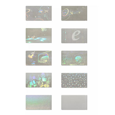 Kundenspezifische Formen Identifikation stempelschnitt transparente Hologramm-Aufkleber, Besetzer-Beweis-Hologramm-Aufkleber