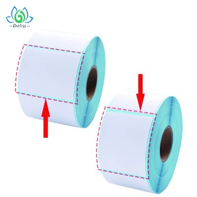 Wasserdichte hohe klebende Aufzeichnungs-Aufkleber des freien Raumes Vinyl, leere Rollenaufkleber