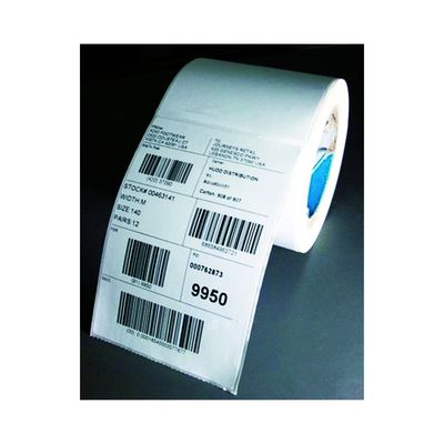 85x11mm in hohem Grade klebender Barcode, der kundenspezifische Versandaufkleber druckt