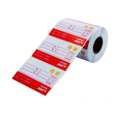 85x11mm in hohem Grade klebender Barcode, der kundenspezifische Versandaufkleber druckt