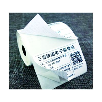 85x11mm in hohem Grade klebender Barcode, der kundenspezifische Versandaufkleber druckt