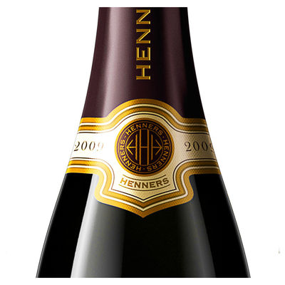 Wasserdichte klebende Vinylwein-Flaschen-Hals-Aufkleber-Hologramm-Bierflasche-Hals-Aufkleber