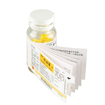 Professioneller freier Entwurf 10Ml Vial Pharmacy Ancillary Label für Vitamin
