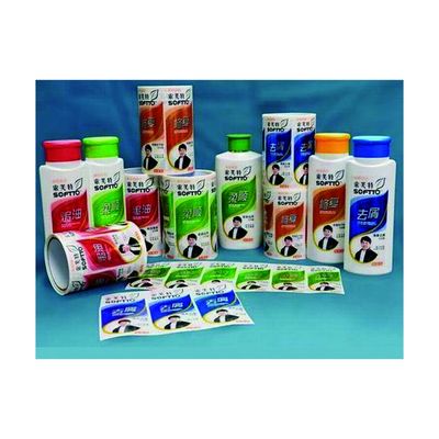 Farbwasserdichte Aufkleber Pely CMYK für Shampoo-Flaschen