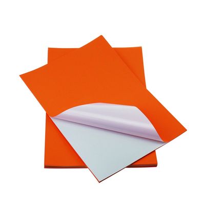 Prämien-Holzschliff-hohes klebendes Aufkleber-Papier-Buchstabe-Größen-Vinylaufkleber-Papier 100% der Farbea4