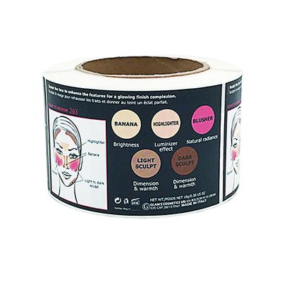 Besetzer-Dichtungs-Aufkleber-Gold des Lippenstift-Parfüm-ätherischen Öls Druckaufkleber vereiteln