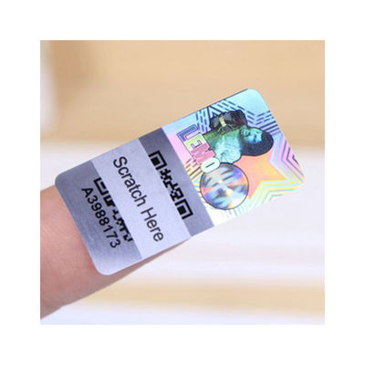 Matte Lamination Tamper Evident Security-Aufkleber, transparente ganz eigenhändig geschriebe Aufkleber