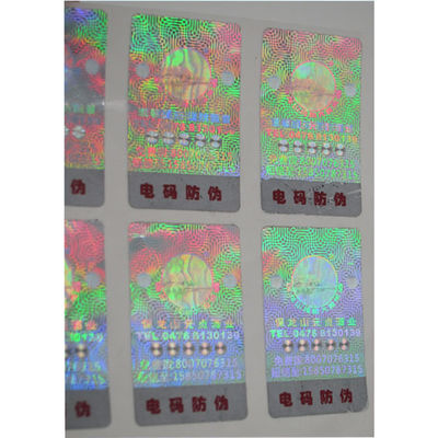 Matte Lamination Tamper Evident Security-Aufkleber, transparente ganz eigenhändig geschriebe Aufkleber