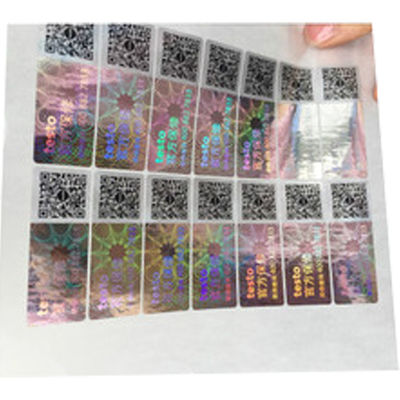 Matte Lamination Tamper Evident Security-Aufkleber, transparente ganz eigenhändig geschriebe Aufkleber