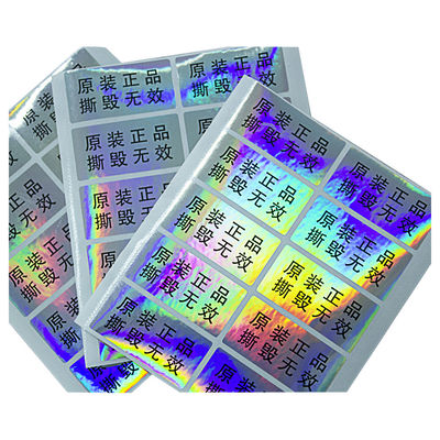 Antifarbbesetzer-offensichtliche Sicherheits-Aufkleber der fälschungs-CMYK