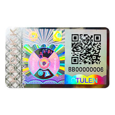 Vinylqr code-Hologramm-Besetzer-offensichtliche Sicherheits-Aufkleber