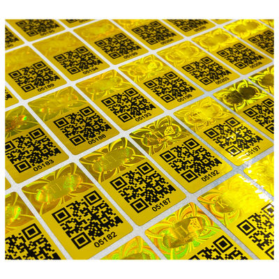 Vinylqr code-Hologramm-Besetzer-offensichtliche Sicherheits-Aufkleber