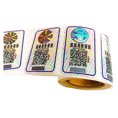 Vinylqr code-Hologramm-Besetzer-offensichtliche Sicherheits-Aufkleber