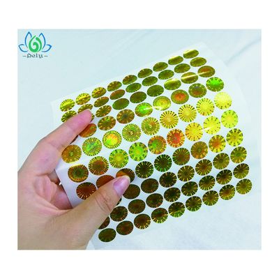 Oilproof imprägniern Besetzer-offensichtliche Sicherheits-Aufkleber des Hologramm-3D