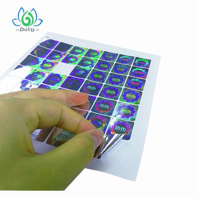 Besetzer-Beweis-Barcode-Aufkleber Anticounterfeiting silberne Goil 3D