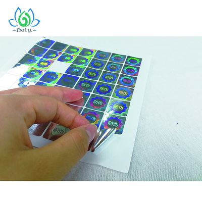 Besetzer-Beweis-Barcode-Aufkleber Anticounterfeiting silberne Goil 3D