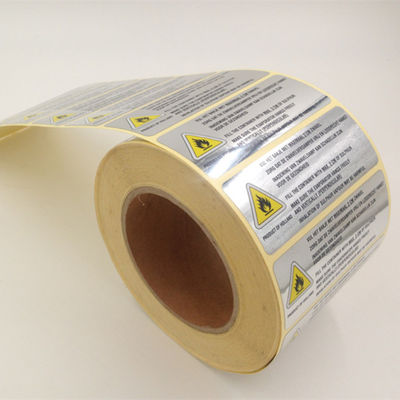 Selbstklebende Aluminiumdruckhaustier silberne Folien-Aufkleber
