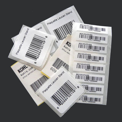 Glatter Offsetdruck-kosmetische kundenspezifische Barcode-Aufkleber