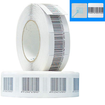 Antibarcode-Aufkleber-Umbau diebstahl Rfs 4*4cm weicher 8,2 MHZ EAS-Sicherheits-Barcode-Aufkleber-Rollen-