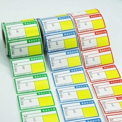 Flexographische CMYK-Supermarkt-Regal-Aufkleber-Regal-Umbauten für Gemischtwarenladen