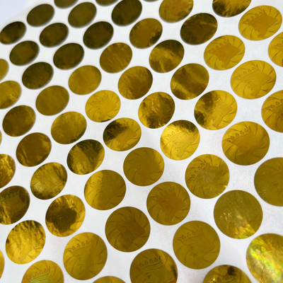 3D, das Besetzer-Dichtungs-Aufkleber-Hologramm-Aufkleber-Aufkleber-Karton-Dichtung druckt