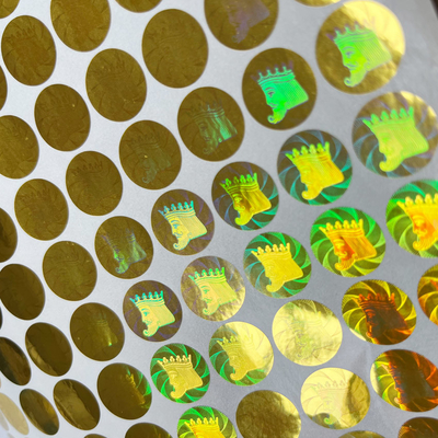 3D, das Besetzer-Dichtungs-Aufkleber-Hologramm-Aufkleber-Aufkleber-Karton-Dichtung druckt