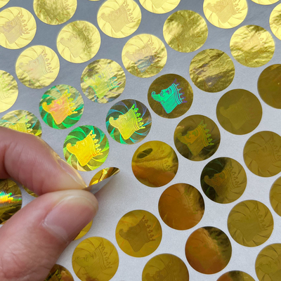 3D, das Besetzer-Dichtungs-Aufkleber-Hologramm-Aufkleber-Aufkleber-Karton-Dichtung druckt