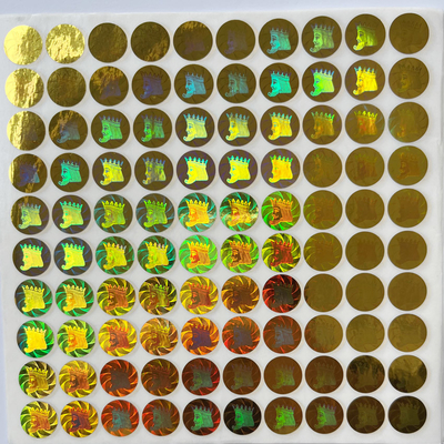 3D, das Besetzer-Dichtungs-Aufkleber-Hologramm-Aufkleber-Aufkleber-Karton-Dichtung druckt