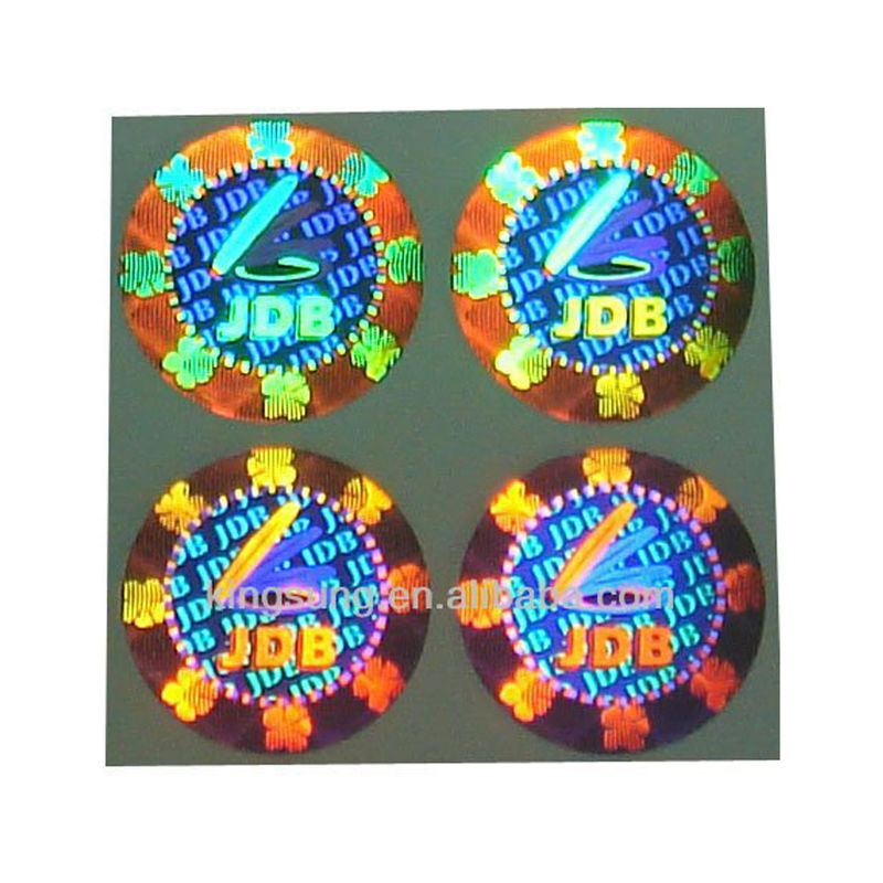 Sicherheits-Hologramm-Aufkleber Farbe ISO9001 2008 CMYK für Zertifikat